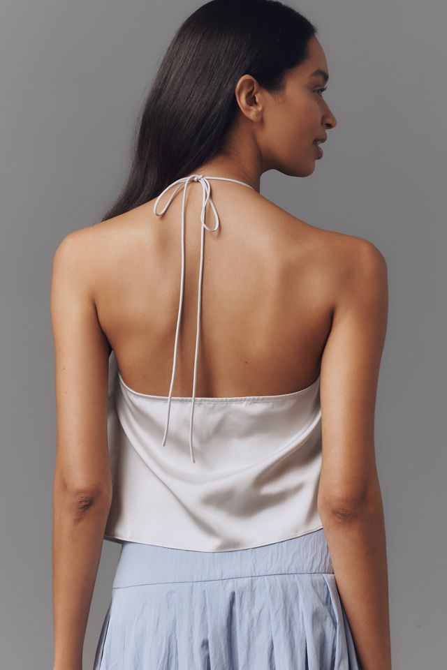 Sunday in Brooklyn Cowl-Neck Satin Tank #4