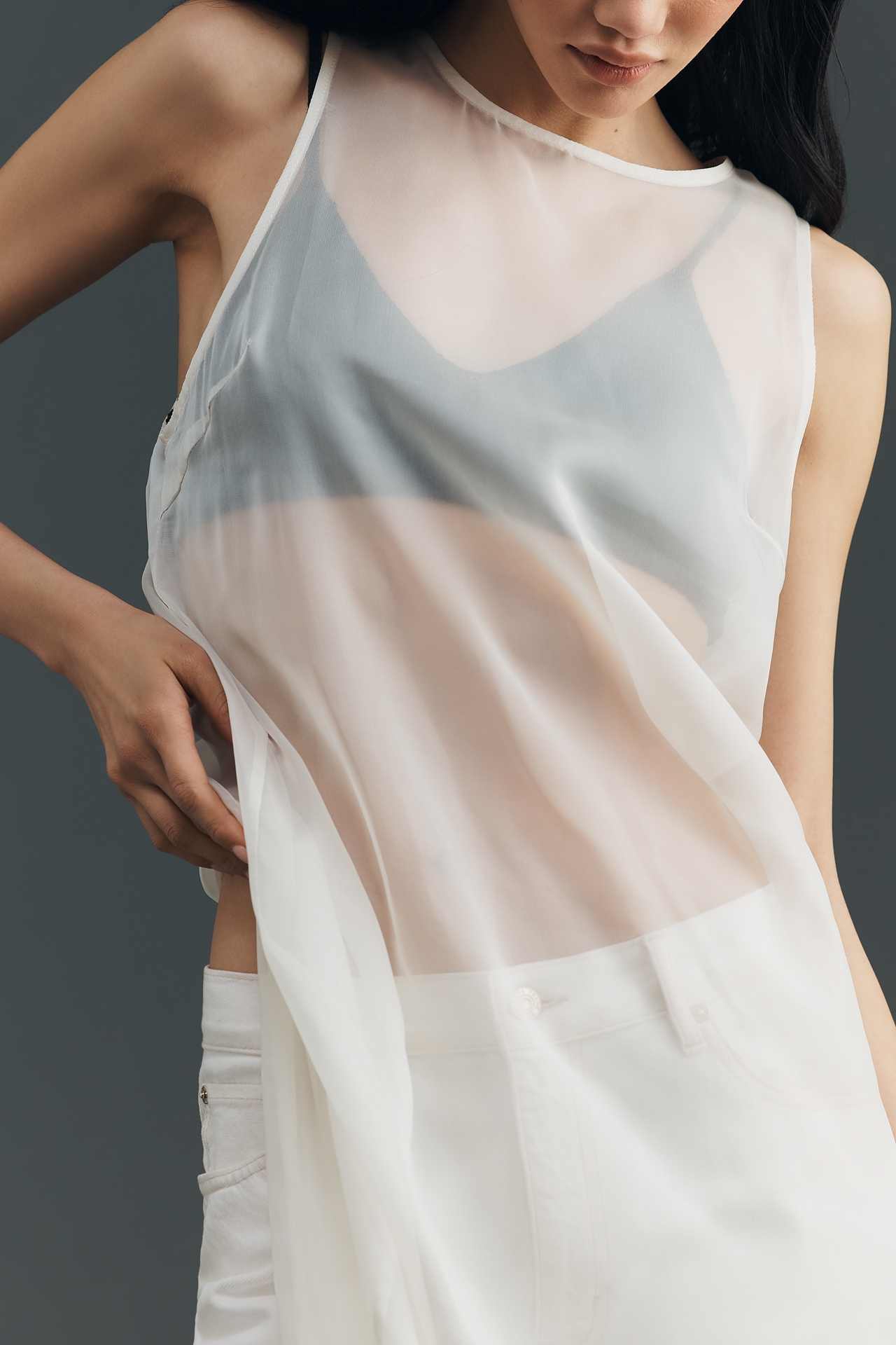 Sunday Brooklyn Sheer Maxi Tunic