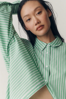 Sunday in Brooklyn Sculpted Yoke Cotton Shirt