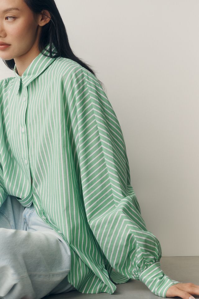 Sunday in Brooklyn Sculpted Yoke Cotton Shirt #1