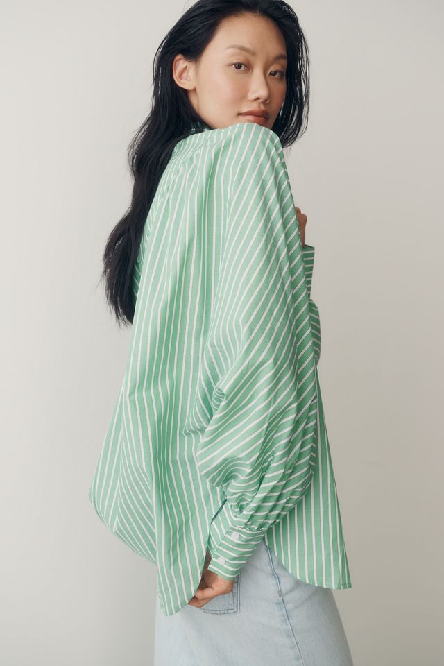 Sunday in Brooklyn Sculpted Yoke Cotton Shirt #2