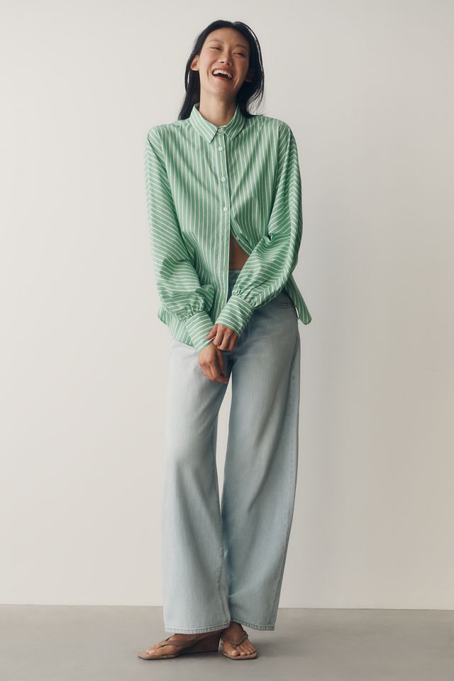 Sunday in Brooklyn Sculpted Yoke Cotton Shirt #3