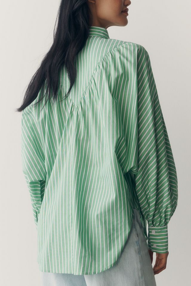 Sunday in Brooklyn Sculpted Yoke Cotton Shirt #4