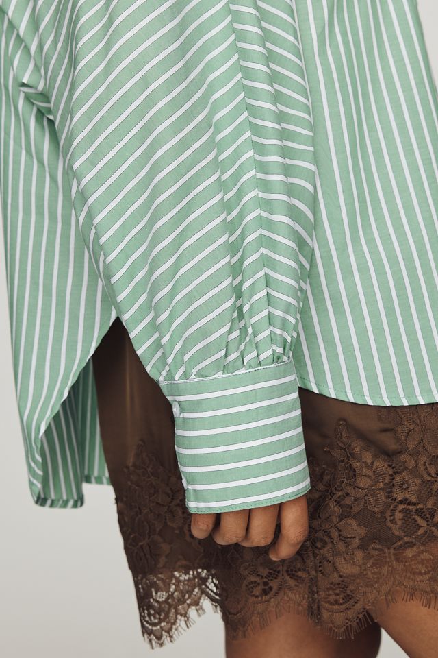 Sunday in Brooklyn Cotton Batwing Buttondown Shirt #6