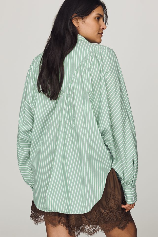 Sunday in Brooklyn Cotton Batwing Buttondown Shirt #8