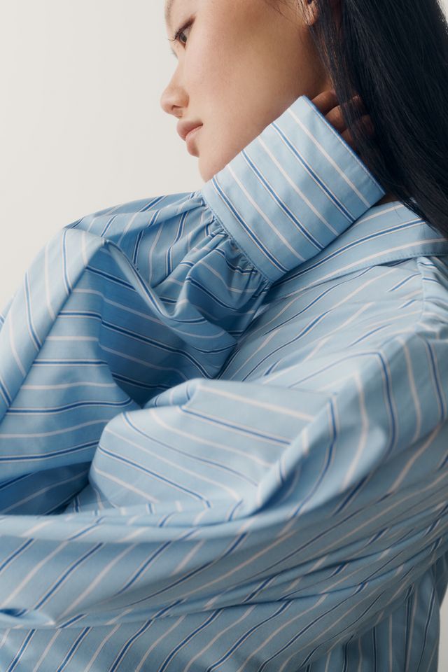 Sunday in Brooklyn Cotton Batwing Buttondown Shirt #1