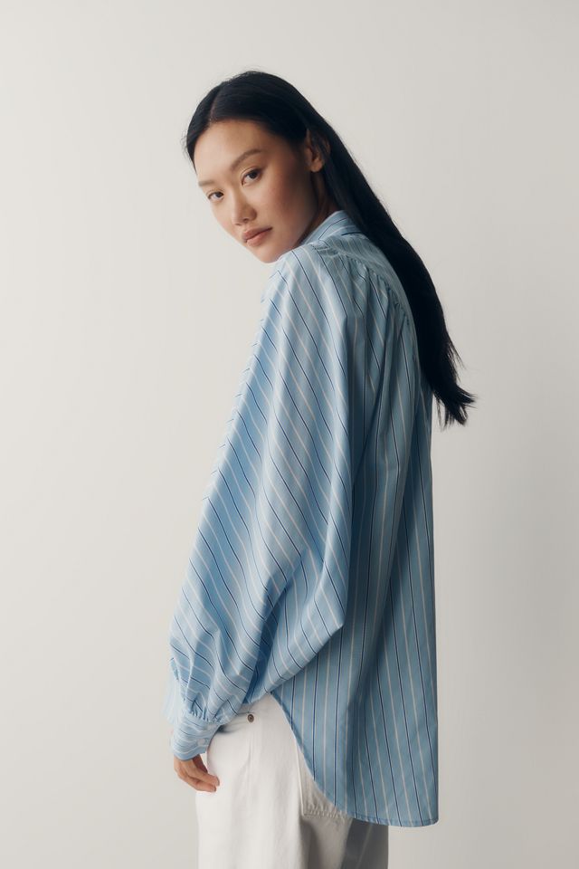 Sunday in Brooklyn Cotton Batwing Buttondown Shirt #5