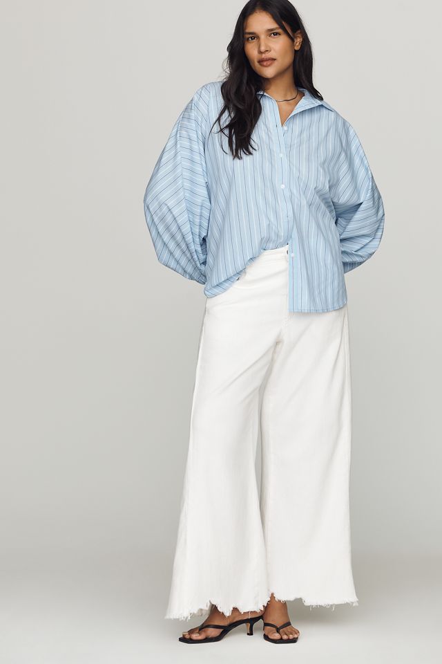 Sunday in Brooklyn Cotton Batwing Buttondown Shirt #9