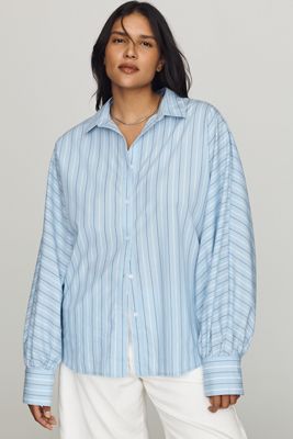 Sunday in Brooklyn Cotton Batwing Buttondown Shirt