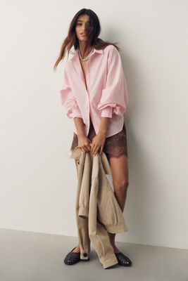 Sunday in Brooklyn Sculpted Yoke Cotton Shirt