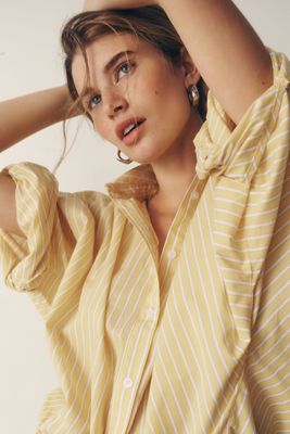 Sunday in Brooklyn Sculpted Yoke Cotton Shirt