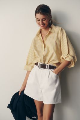 Sunday in Brooklyn Cotton Batwing Buttondown Shirt