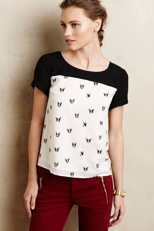 Pup Portrait Top
