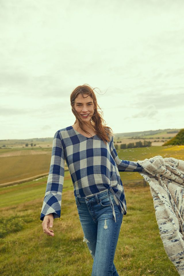 Cloth & Stone Knotted High-Low Shirt #4