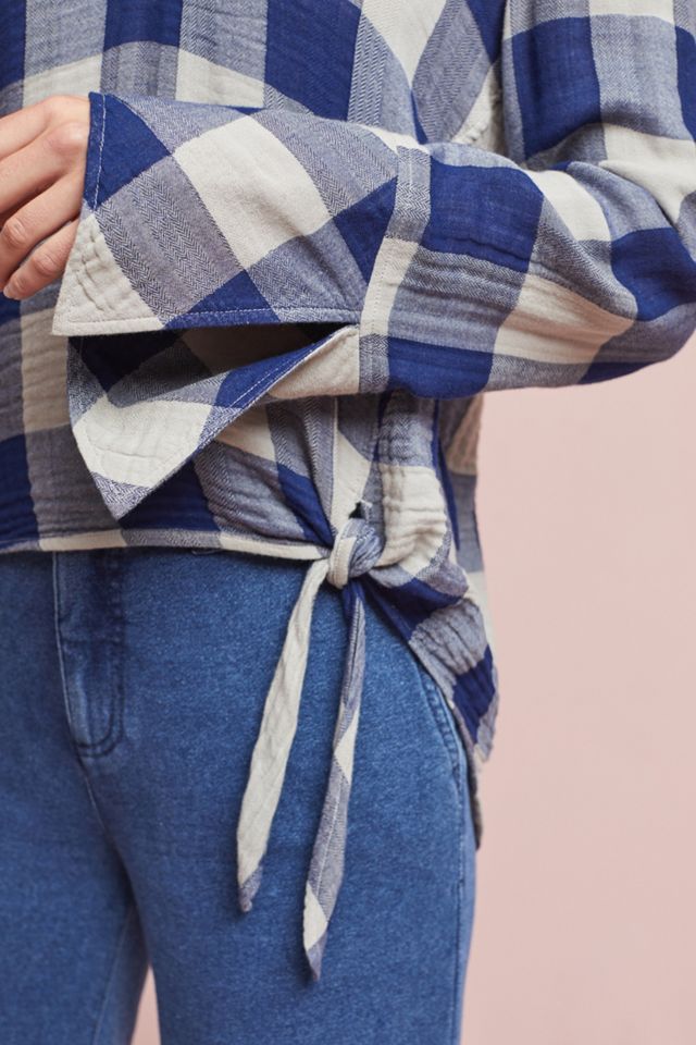 Cloth & Stone Knotted High-Low Shirt #2