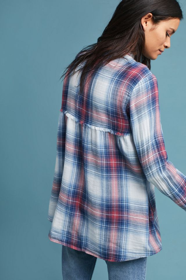Cloth & Stone Plaid Swing Tunic #1