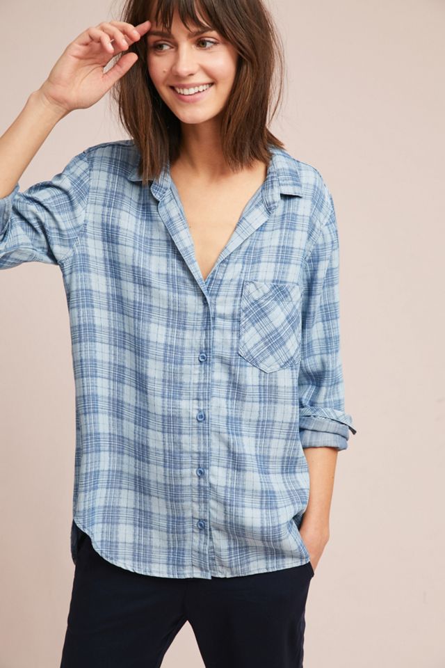 Cloth & Stone Washed Plaid Buttondown #1