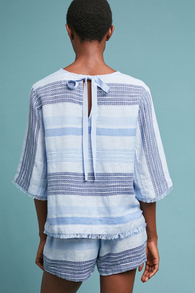 Cloth & Stone Textured-Stripe Pullover Top #1