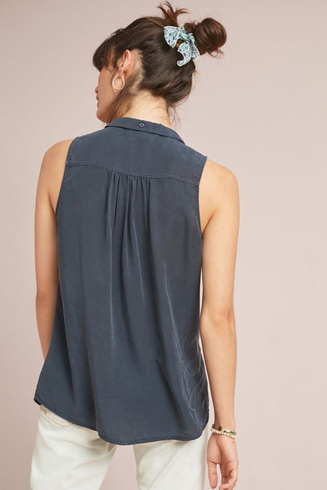 Cloth & Stone Sleeveless Buttondown #1