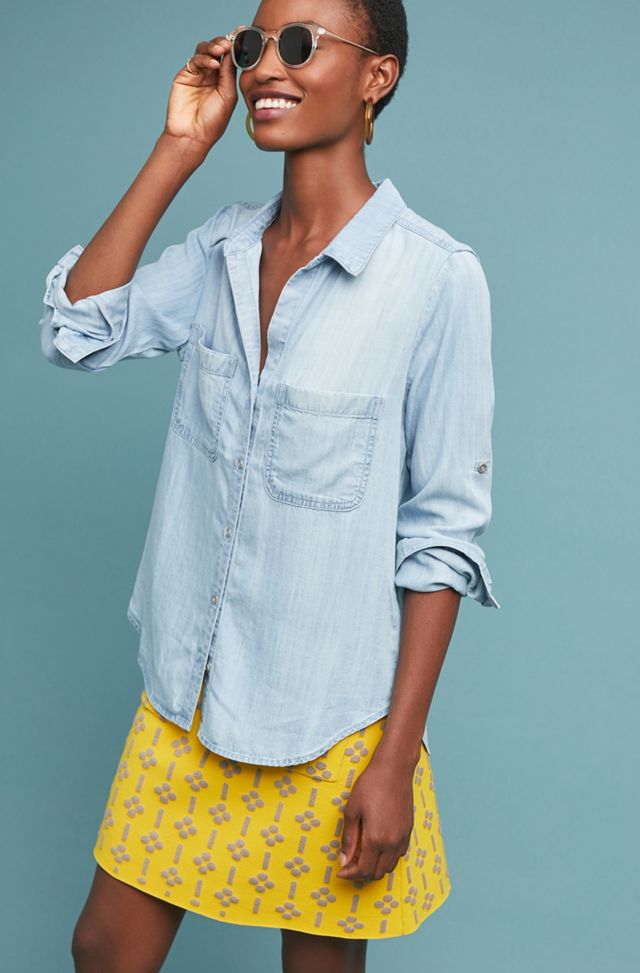 Cloth & Stone Classic Chambray Buttondown #3
