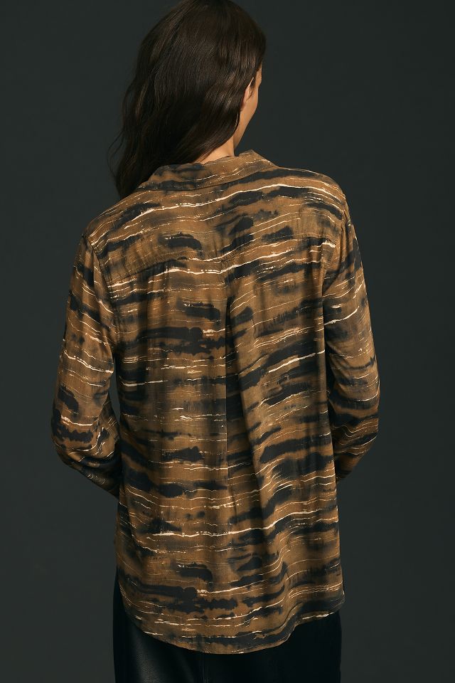 Cloth & Stone Long-Sleeve Printed Buttondown Shirt #1