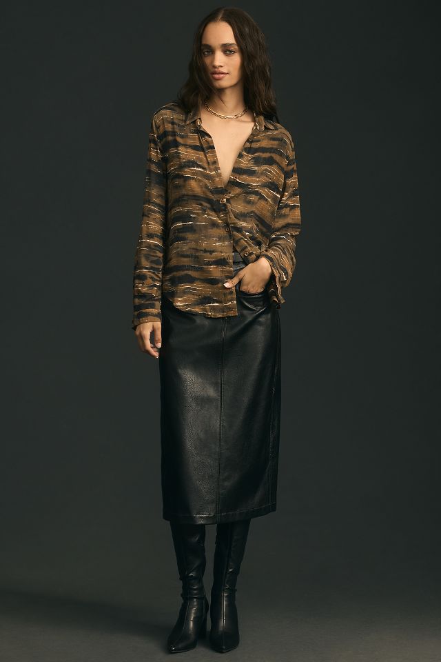Cloth & Stone Long-Sleeve Printed Buttondown Shirt #2