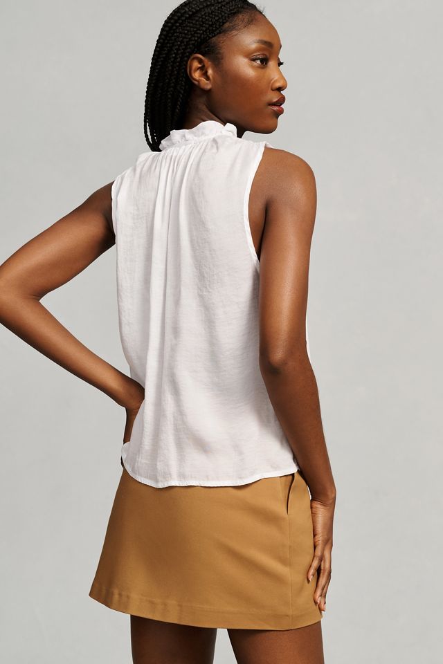 Bella Dahl Ruffle-Neck Tank | Anthropologie