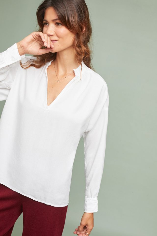 Cloth & Stone Classic Peasant Top #3