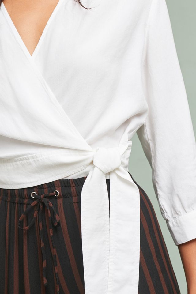 Cloth & Stone Wrap Top #1