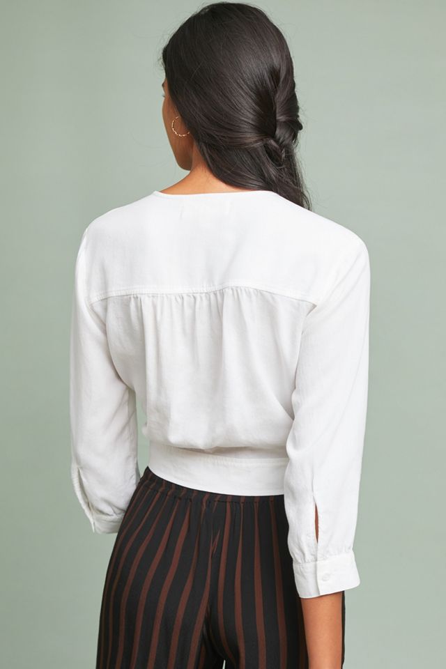 Cloth & Stone Wrap Top #3