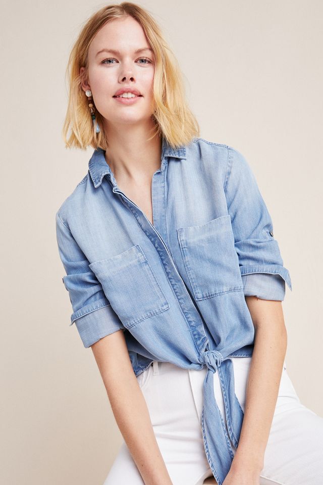 Cloth & Stone Newtown Chambray Buttondown | Anthropologie