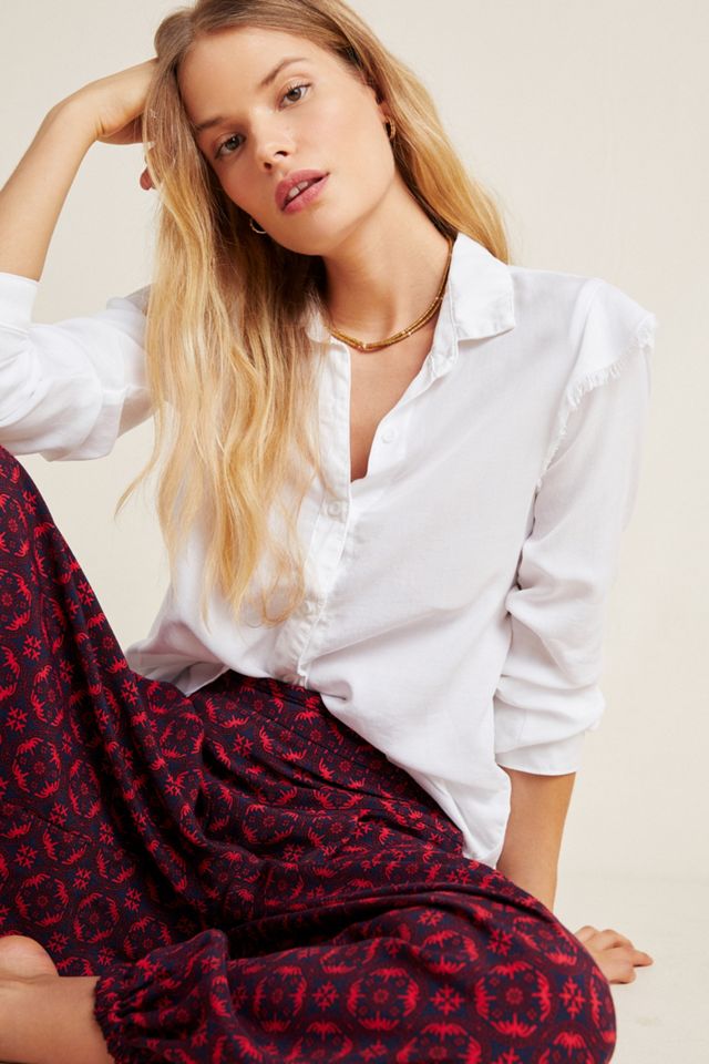 Cloth & Stone Ruffled Buttondown #3