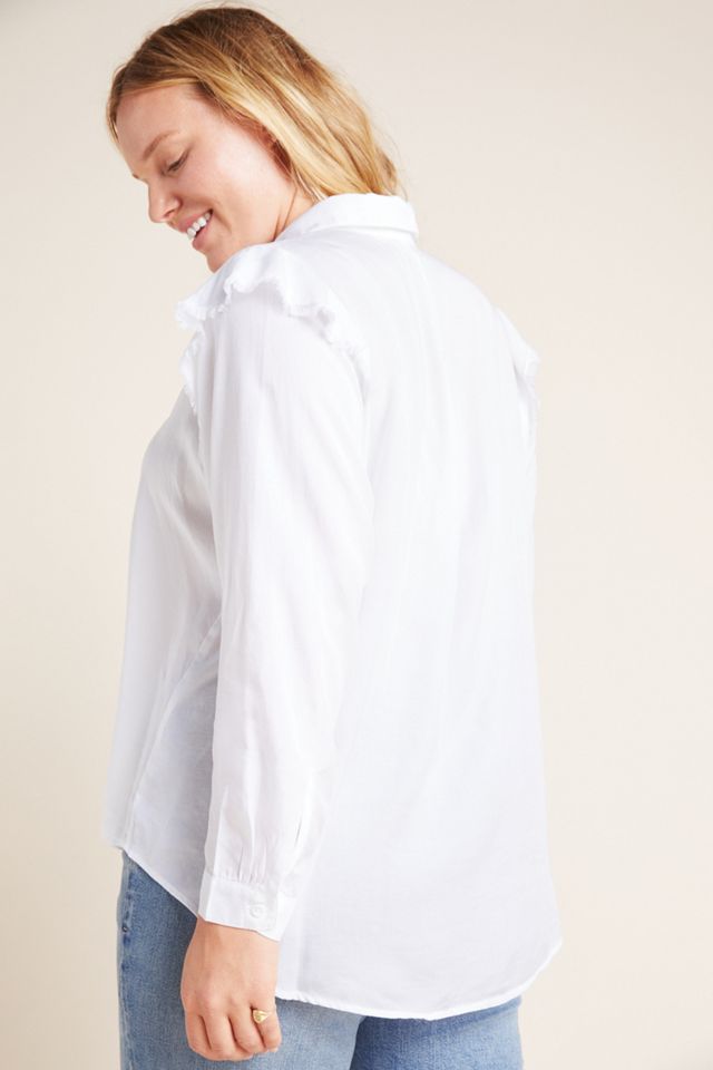 Cloth & Stone Ruffled Buttondown #7