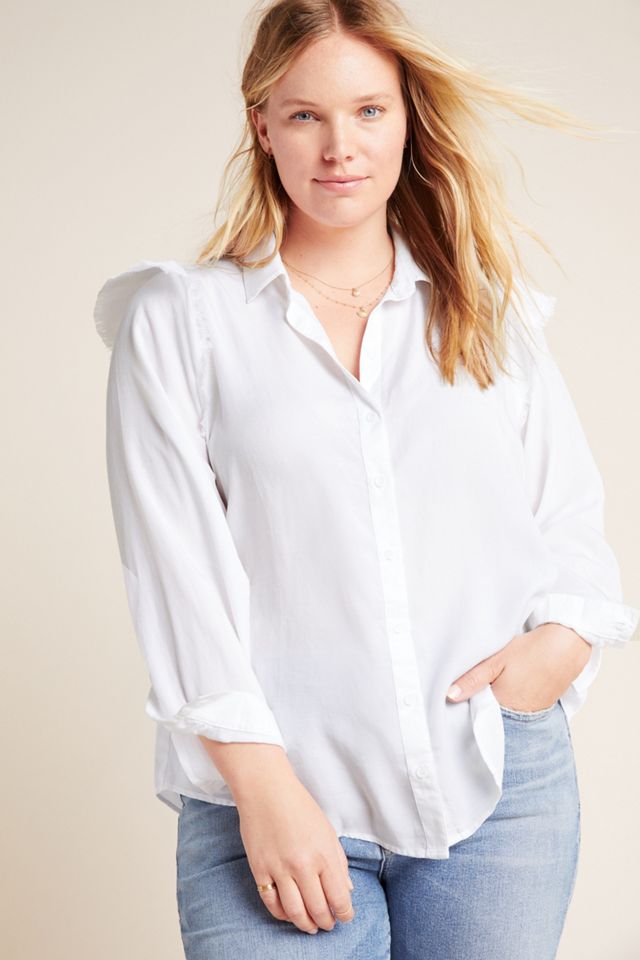 Cloth & Stone Ruffled Buttondown #9