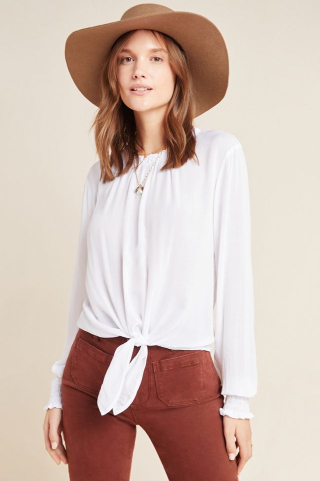 Cloth & Stone Tie-Front Blouse