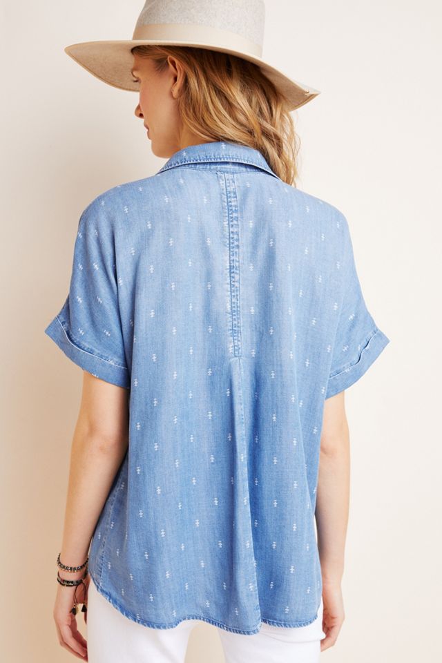 Cloth & Stone Lace Buttondown #1