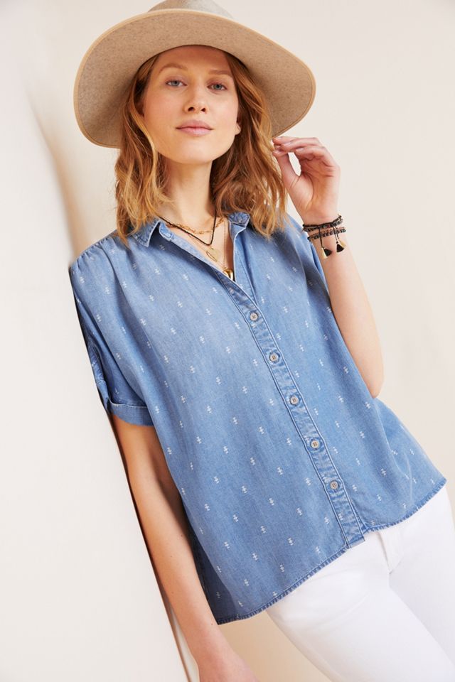 Cloth & Stone Lace Buttondown #2
