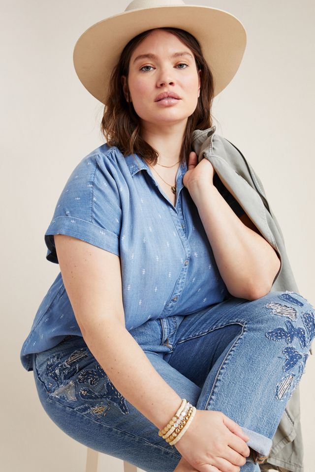 Cloth & Stone Lace Buttondown #4