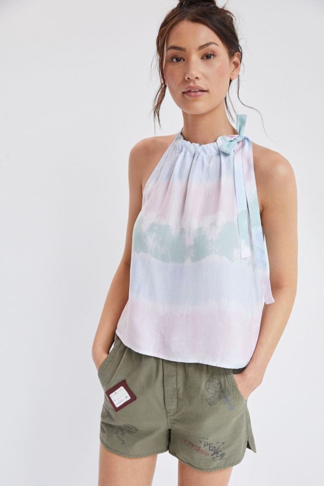 Camiseta sin Mangas con Cuello Halter Cloth & Stone #1