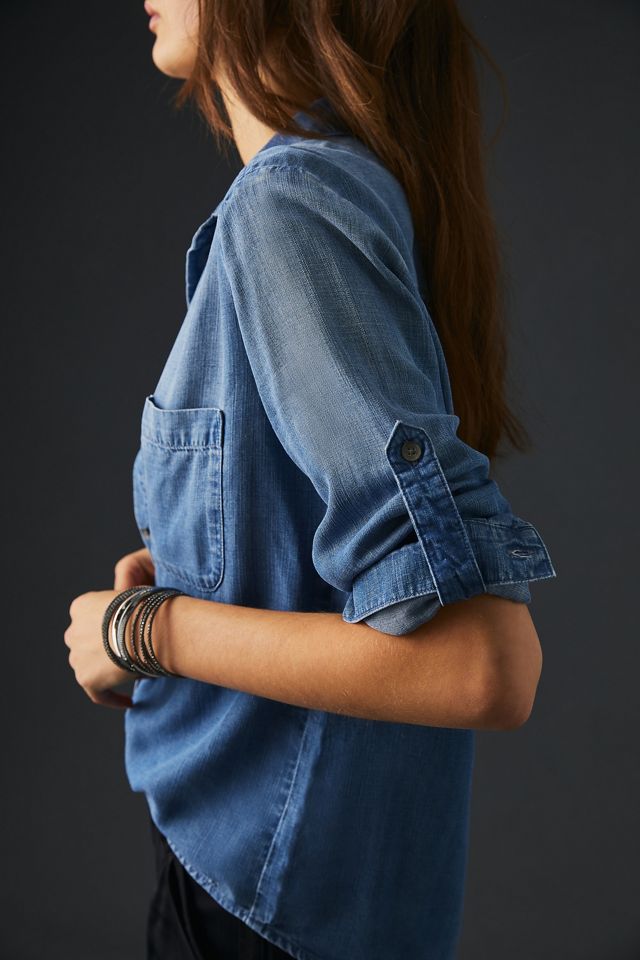 Cloth & Stone Chambray Camicia Buttondown #2