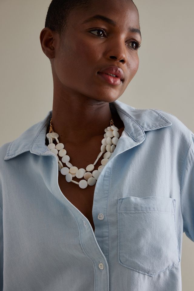 Cloth & Stone Split-Hem Buttondown Shirt #7