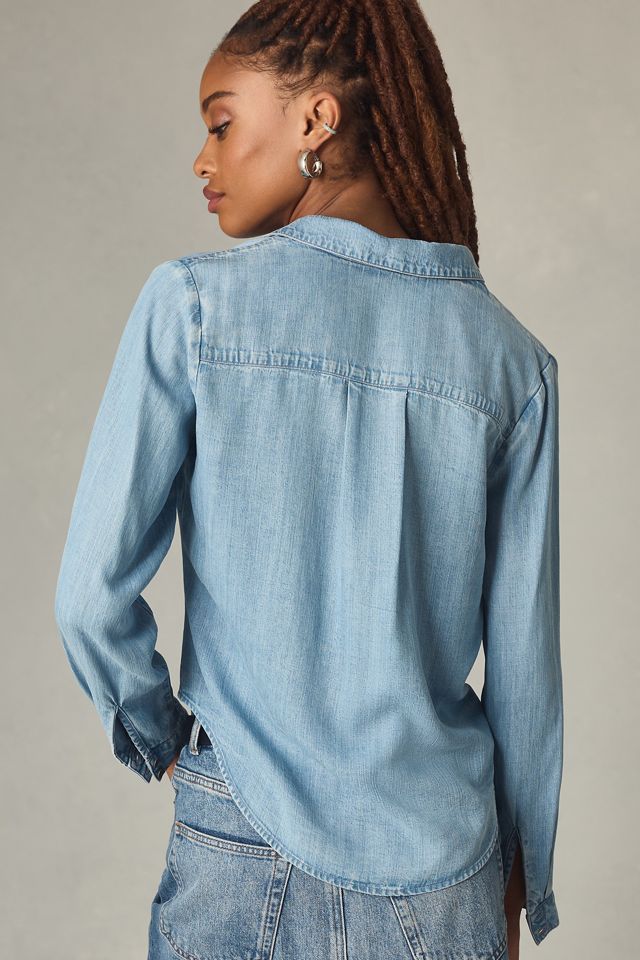 Cloth & Stone Shirred Buttondown Shirt #3