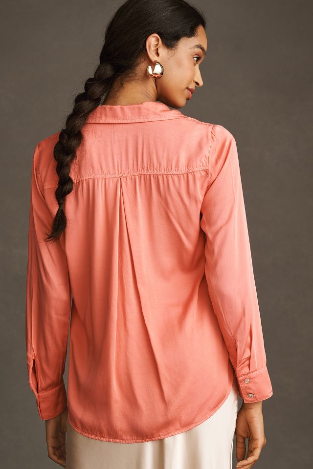 Bella Dahl Flowy Buttondown Blouse