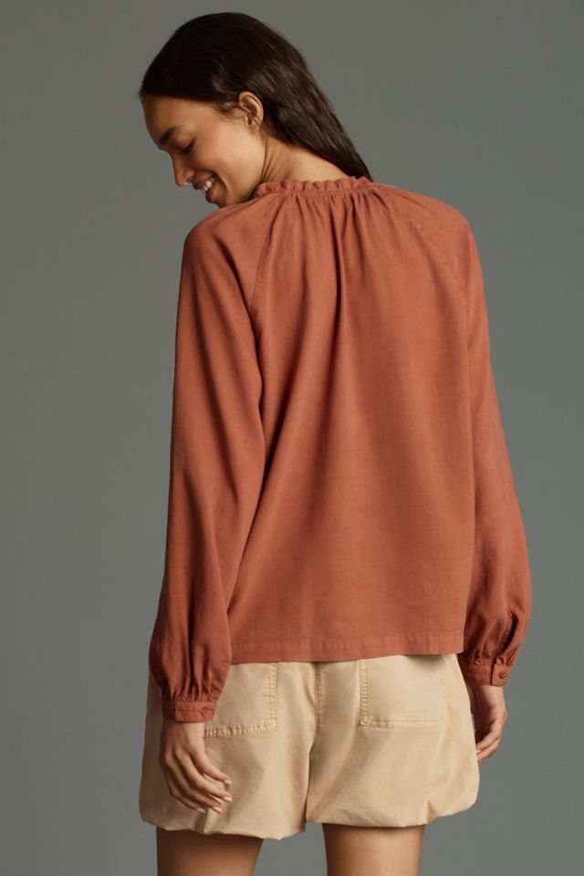 Cloth & Stone Long-Sleeve Raglan Blouse #1
