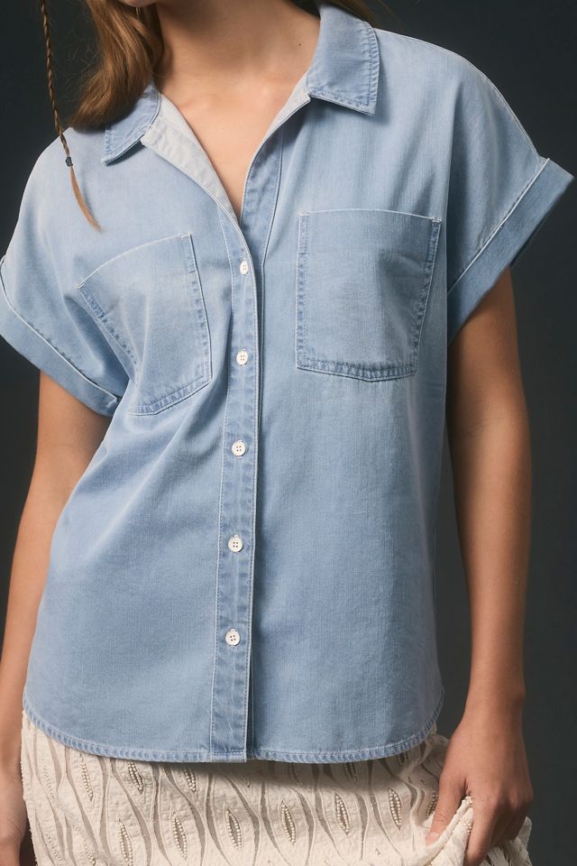 Cloth & Stone Short-Sleeve Buttondown Top #2