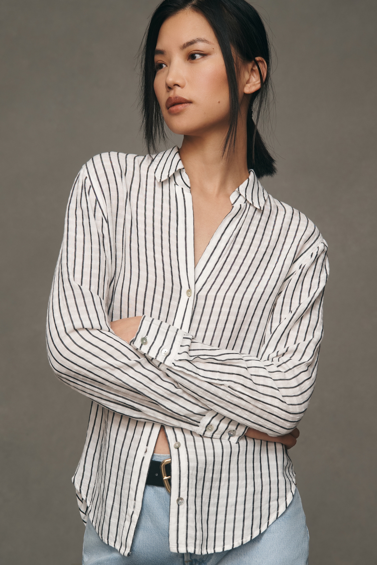 Bella Dahl Long-Sleeve Buttondown Shirt