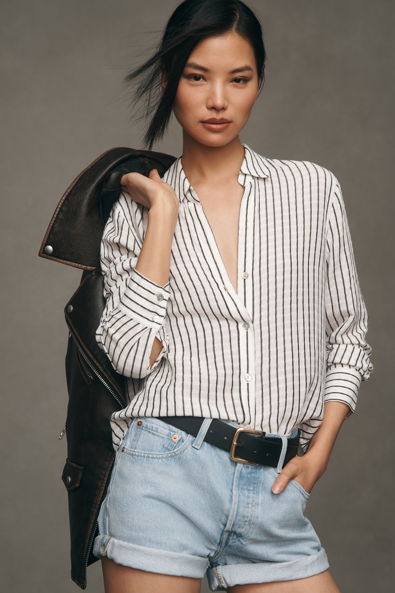 Bella Dahl Long-Sleeve Buttondown Shirt