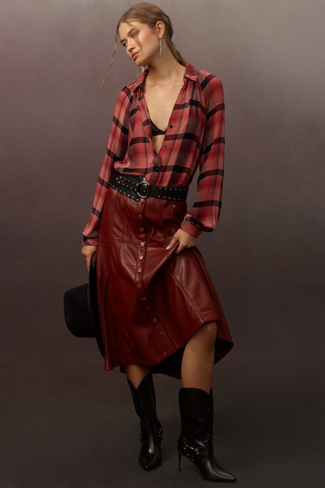 Cloth & Stone Long-Sleeve Flowy Buttondown Blouse #2