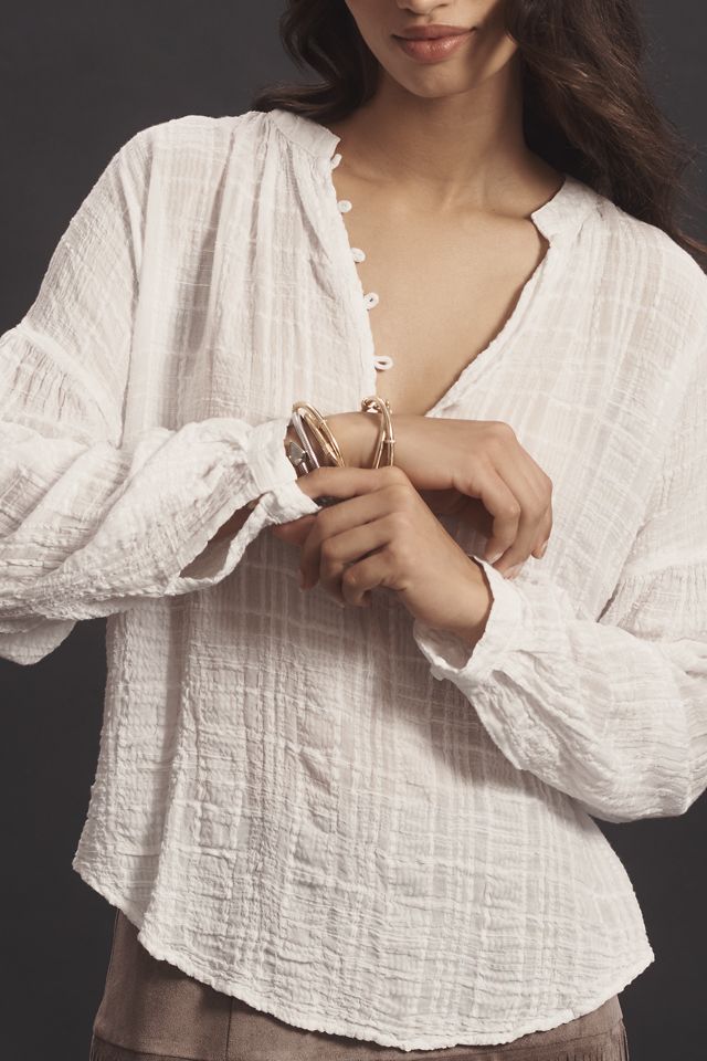 Blusa Texturizada de Manga Larga Cloth & Stone #3