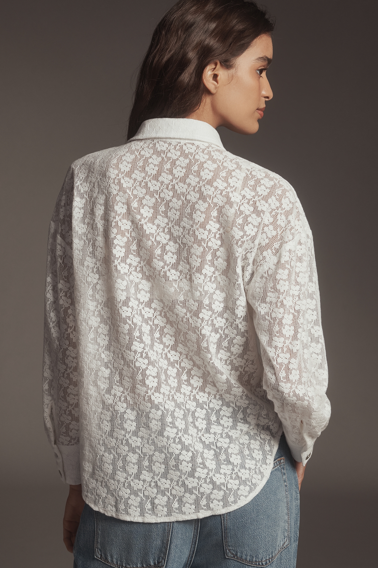 Cloth & Stone Drop-Shoulder Textured Buttondown Shirt